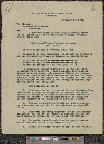 300-09.1: Philippine Constabulary, October 6, 1903-June 5, 1933  [b019] [f002] [373_392] show page link