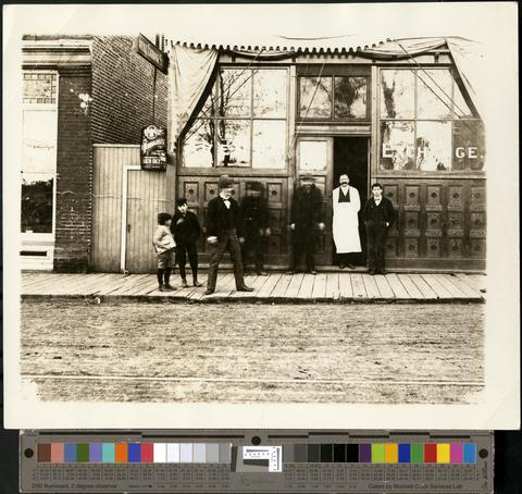 Avenue Exchange Saloon, Pardee F. Hall, 563 Willamette Ave., c. 1910 [b001] [041] show page link
