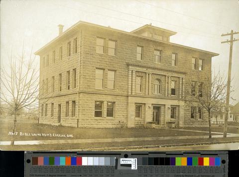 No. 7. Bible University, Eugene, Oregon., c. 1910 [b001] [015] show page link