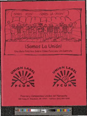 Somos la union! - Una guia practica de como funciona un contrato [a practical guide to how a union contract works] [b008] [f046] [001-040] show page link
