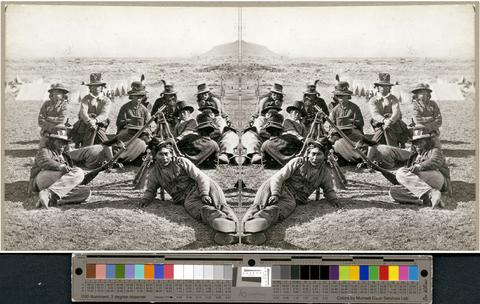 Warm Spring Indian scouts, 1873 [b001] [2599] [001]