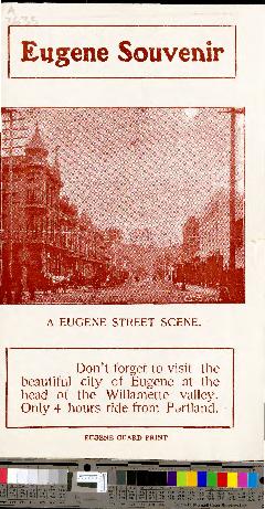 Eugene Souvenir Pamphlet, c. 1900 [b001] [006] [001-004] show page link