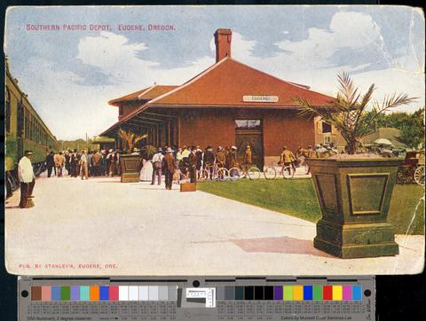 Southern Pacific Depot, Eugene, Oregon, 1909 [b001] [026] show page link