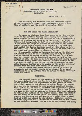 300-09.1: Philippine Constabulary, October 6, 1903-June 5, 1933  [b019] [f002] [173_176] show page link