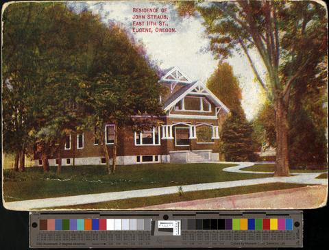 Residence of John Straub, East 11th St., Eugene, Oregon., January 27, 1919 [b001] [027] [001] show page link