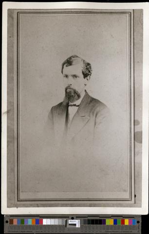 Studio portrait of Henry Cummins, pioneer of Eugene City., 1880s [b001] [142] show page link