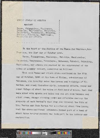 300-09.1: Philippine Constabulary, October 6, 1903-June 5, 1933  [b019] [f002] [139_142] show page link